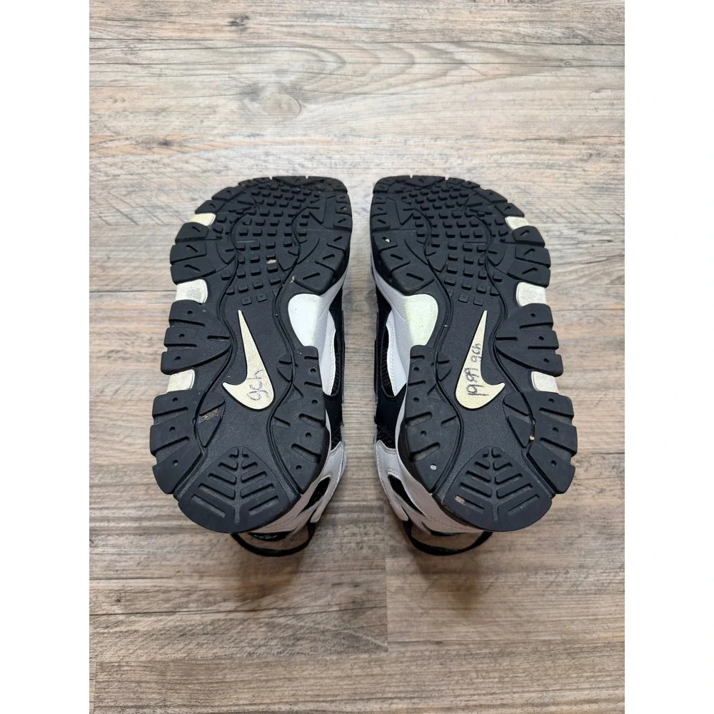 Nike Air Barrage Mid White Black Cabana Hyper Jade AT7847-001 Mens 11.5 Sneakers